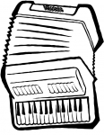 an accordian