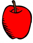 an apple