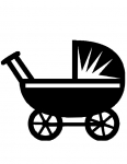 a baby carriage