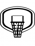 a basketball net