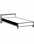 a bed