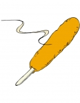 a corn dog