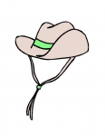 a cowboy hat