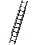an extension ladder