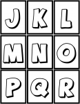 Flashcard Set - Alphabet J - R