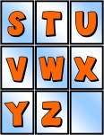 Flashcard Set - Alphabet S-Z
