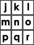 Flashcard Set - Alphabet j - k