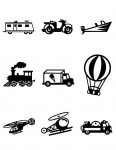 Flashcard Set - Transportation