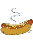 a hot dog
