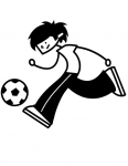 play soccer