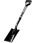 a spade