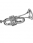 a trumpet