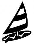 a windsurfing board