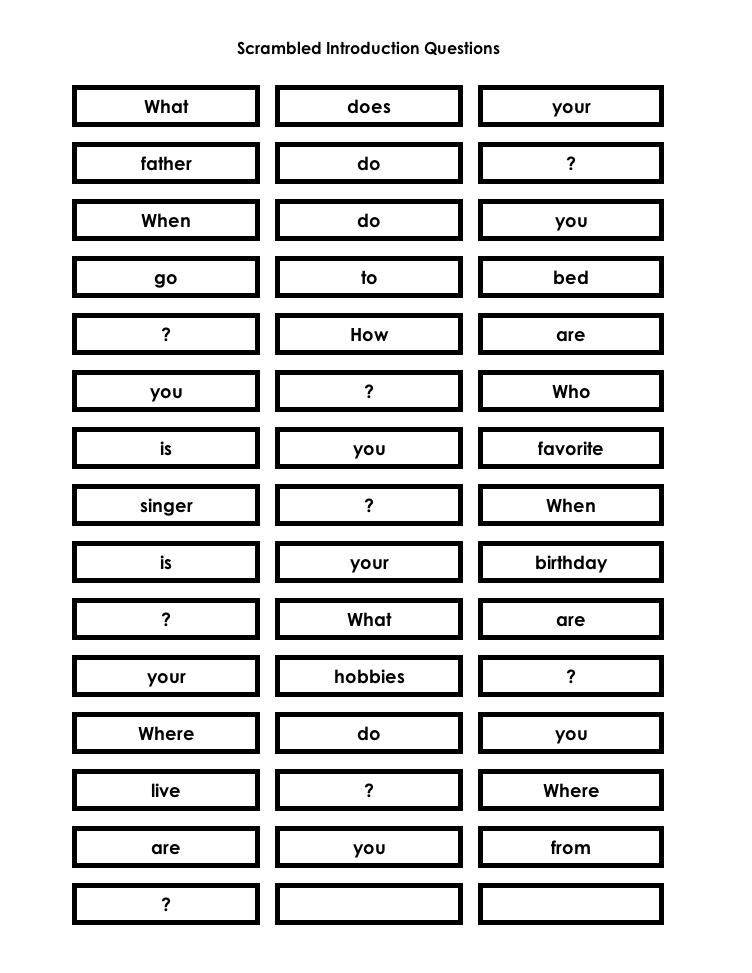 words efl tefl esl charades esl charades words worksheets sight words esl  charades words esl